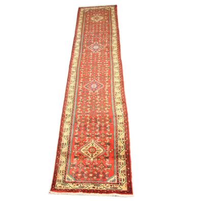 Original handgeknüpfter persischer Hamedan -Teppich Maß: 3,67x0,80