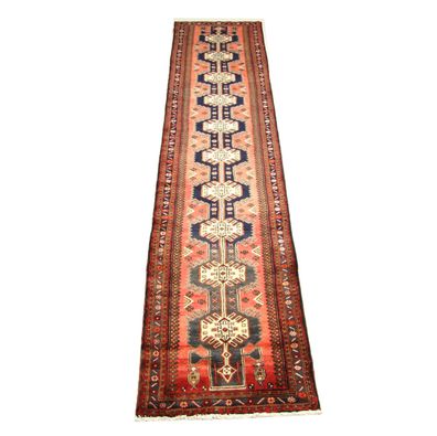 Original handgeknüpfter persischer Hamedan -Teppich Maß: 3,85x0,84