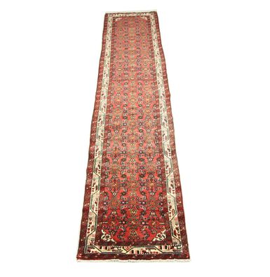 Original handgeknüpfter persischer Hossinabad -Teppich Maß: 3,85x0,80
