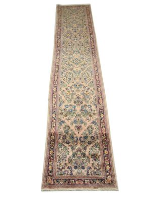 Original handgeknüpfter persischer Sarugh -Teppich Maß: 4,23x0,75