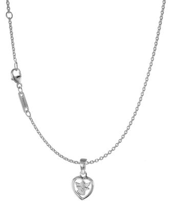 trendor Schmuck Kinder-Halskette mit Engel-Anhänger Silber 925 08304
