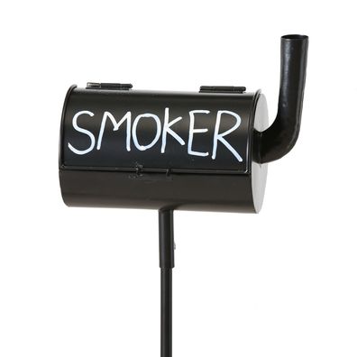 Aschenbecher SMOKER mit Erdspieß - Stehascher Standaschenbecher Ascher