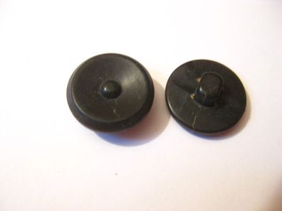 1 Kunststoffknopf Farbe schwarz 15x6mm Nr 767