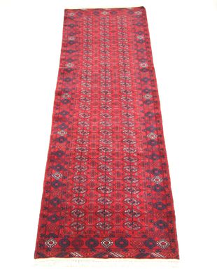 Hochwertiger handgeknüpfter afghanischer -Teppich Maß: 2,78x0,83