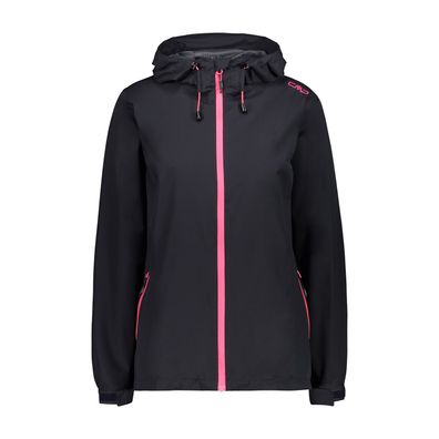 Enjoyoself Damen Kurze Regenjacke Wasserdicht Leicht Windbreaker Jacke mit Kapuze D/ünne /Übergangsjacke f/ür Fr/ühling Sommer