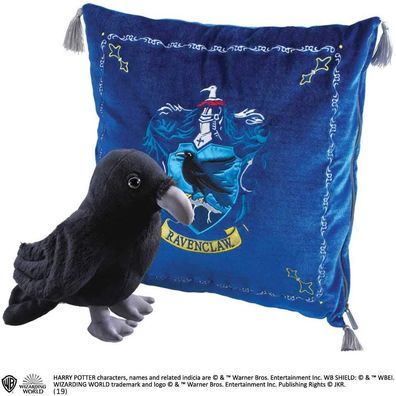 Harry Potter Ravenclaw-Wappen Kissen mit Plüschfigur Pillow Ravenclaw NEU NEW