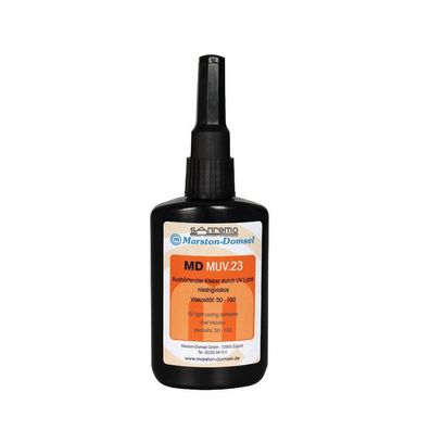 Marston-Domsel MD UV-Kleber 23 niedrigviskos 10x 50ml Flasche
