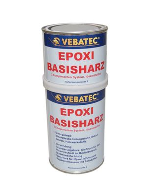 Vebatec EPOXI BASIS HARZ, 2 Komponenten, lösemittelfrei, Harz 918g
