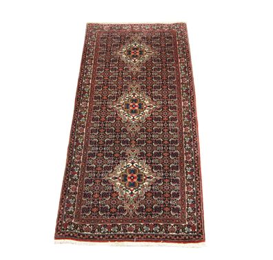 Original handgeknüpfter indischer Bidjar -Teppich Maß: 2,02x0,75