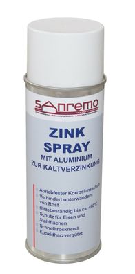 Sanremo Zink Spray mit Aluminium 12x 400ml Spraydose