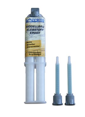 Modellbau Klebstoff EPOXY 25ml + 2 Mischdüsen Epoxidharz Kleber