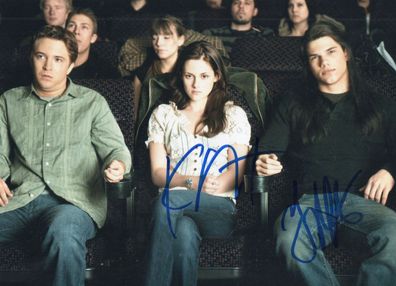 Kristen Stewart und Taylor Lautner Autogramm