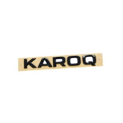 Original Skoda Karoq Schriftzug schwarz Emblem Buchstaben Logo 57A853687D041