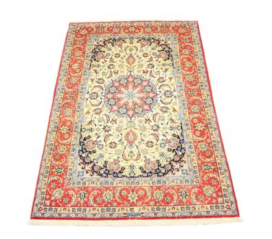 Original handgeknüpfter persischer Issfehan -Teppich Maß: 2,43x1,53
