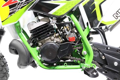 49cc Dirtbike NRG50 10" 2 Takter mit Kickstarter dirt cross pocket
