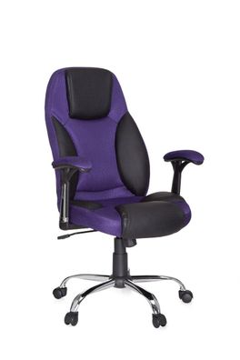Amstyle Bürostuhl Purple Chefsessel Schreibtischstuhl Drehstuhl Bürosessel