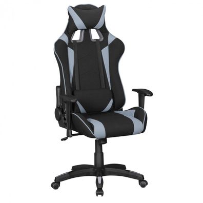 Amstyle® Bürostuhl SCORE Schwarz/ Grau Chefsessel Schreibtischstuhl Gaming Chair