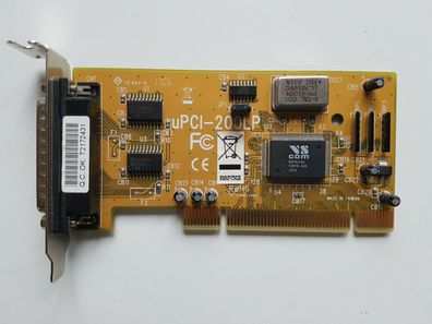 VScom uPCI-200LP, PCI 32 bit Karte, Parallel Port LPT D-Sub 25 polig Stecker