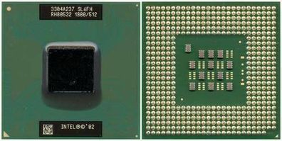 Intel Mobile Pentium 4-M, Socket 478, FSB 400, 1.8 GHz, 512 KB L2, SL6FH, Neu