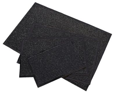 Schmutzfangmatte schwarz - 180 x 120 cm - Fußmatte Fußabtreter Türmatte Außen