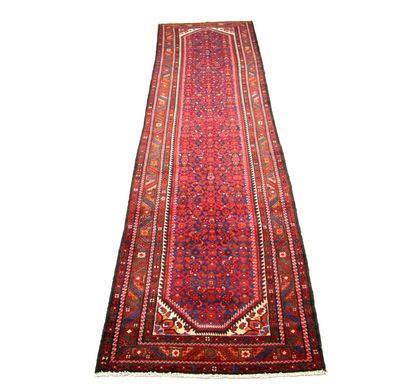 Original handgeknüpfter persischer Hamedan -Teppich Maß: 4,33x1,08