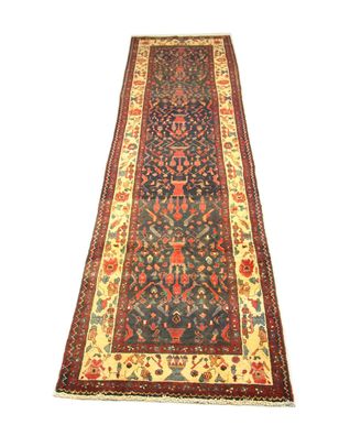 Original handgeknüpfter persischer Hamedan -Teppich Maß: 4,10x1,04