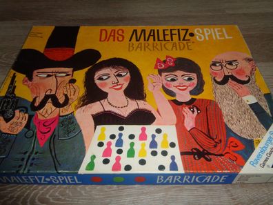Barricade - Das Malefiz Spiel - Würfelspiel - Ravensburger Spiele 1971
