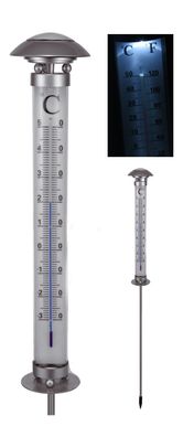 Solar Thermometer XXL 112cm - Garten Außenthermometer Gartenthermometer