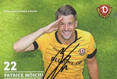 Patrick Möschl Autogramm Dynamo Dresden 2019/2020