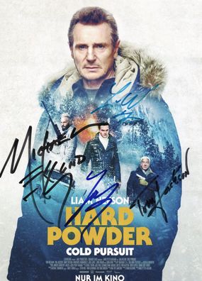 Hard Powder Cast Autogramm Liam Neeson