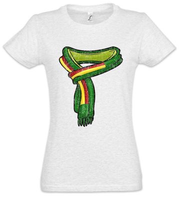 Rasta Scarf Damen T-Shirt Jah Babylon Irie Reggae Jamaika Afrika Rastafari Schal