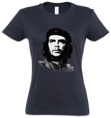 Classic Che Guevara Portrait I Damen T-Shirt Fidel El Caballo Castro Cuba