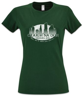 Craigh Na Dun Travel Co. Damen T-Shirt Fun Outlander Scots Scotland Fun Rocks