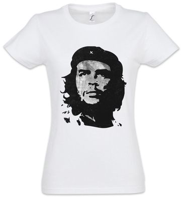 Che Guevara Vintage Damen T-Shirt Cuba Kuba Guerilla Comandante Demo Girl