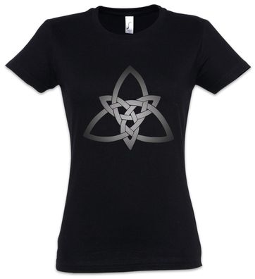 Celtic Knot Logo Sign I Damen T-Shirt Kelten Knoten Keltisch Kreuz Cross Iron