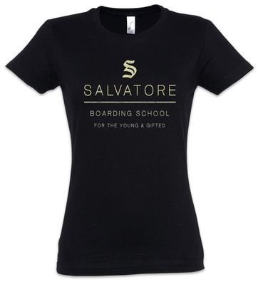 Salvatore Boarding School Damen T-Shirt Vampire Logo Symbol Diaries Schule Sign
