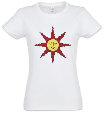 Dark Sun Damen T-Shirt Soul Firelink Shrine Dark Gamer Nerd Souls