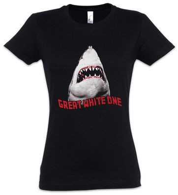 Unicorn Shark Damen T-Shirt Sharks Geek Nerd Fun Einhorn Hai Einhörner Haie