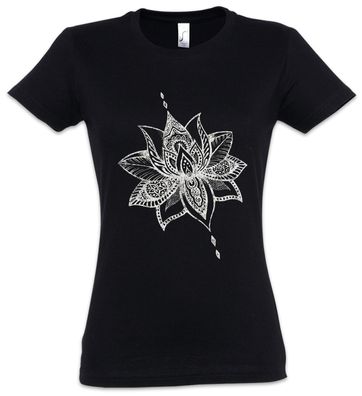 Tattoo Flower Damen T-Shirt Art Tätowierer Studio Artist Plants Blume Blumen
