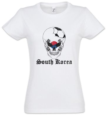South Korea Football Comet Damen T-Shirt Flagge Fahne Südkorea Südkoreanische