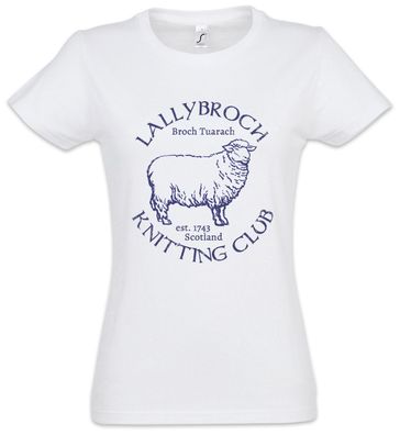 Lallybroch Knitting Club Damen T-Shirt Jamie Fun Outlander Fraser Schottland