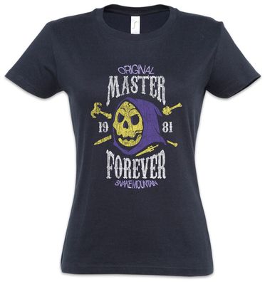 Evil Master Forever Damen T-Shirt Gaming Fun Games Gamer Skull Schädel Totenkopf