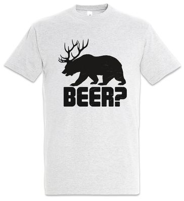 Beer? T-Shirt Deer Bear Fun Hunt Hunter Alcohol Drinking Sport Bier Alkohol