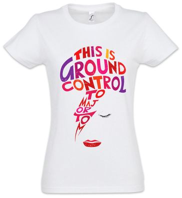Major Tom Damen T-Shirt Ziggy DaVId Ground Control Bowie Music Stardust