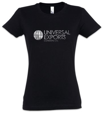 Universal Exports Damen T-Shirt James Sign Firma Logo Company Mi6 London Bond