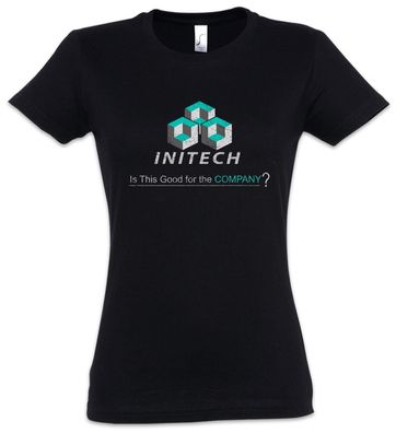 Initech Damen T-Shirt Is This Good For The Company Sign Office Logo Firma Space