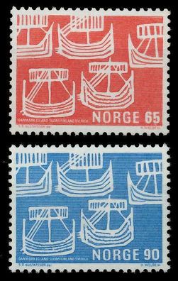 Norwegen 1969 Nr 579-580 postfrisch SB04282