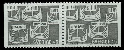 Schweden 1969 Nr 629Dl + Dr postfrisch WAAGR PAAR SB0432A