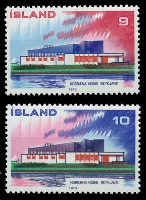 ISLAND 1973 Nr 478-479 postfrisch SB043CE