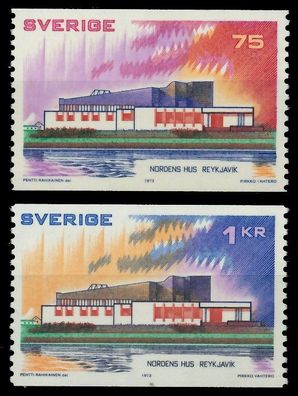 Schweden 1973 Nr 808-809 postfrisch SB04452